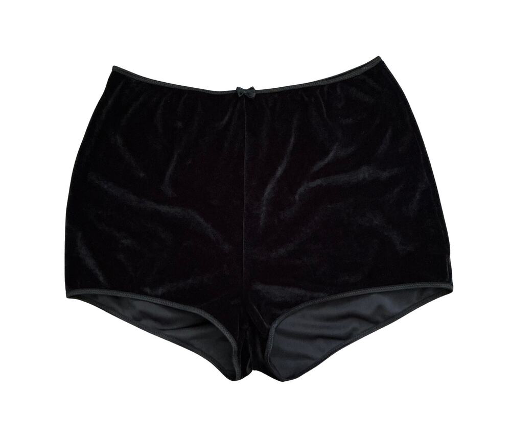 Old Navy VTG Black Velvet Sleep Shorts Women’s Size M